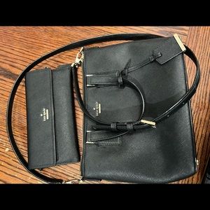 Kate spade cross body and matching wallet